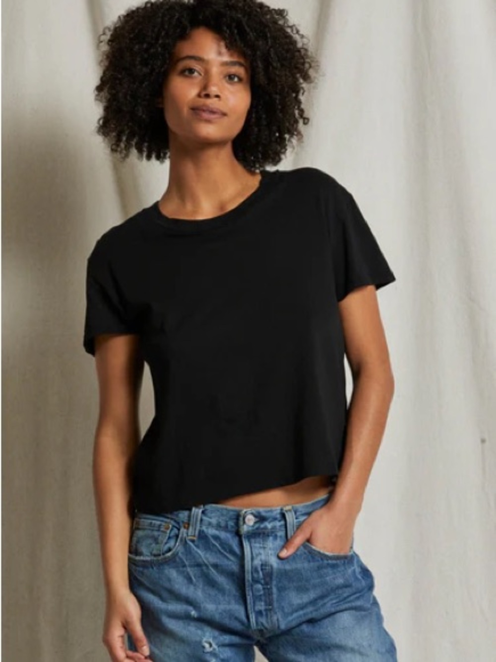 NWT perfectwhitetee Harley Tshirt - True Black
